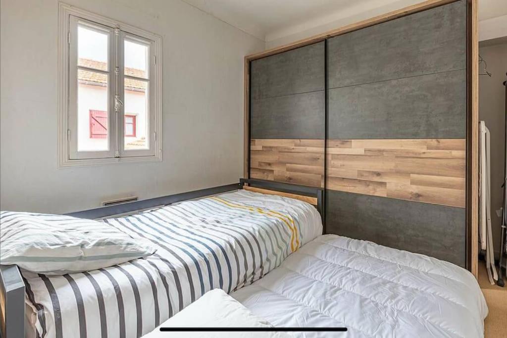 Апартаменты Exceptionnel 3 Pieces Art Deco En Dernier Etage Avec Garage Prive Centre Биарриц Экстерьер фото
