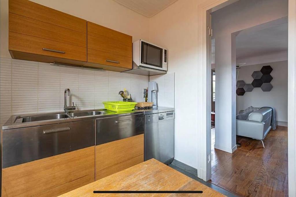 Апартаменты Exceptionnel 3 Pieces Art Deco En Dernier Etage Avec Garage Prive Centre Биарриц Экстерьер фото
